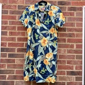 Vintage Coastal Collared Dress